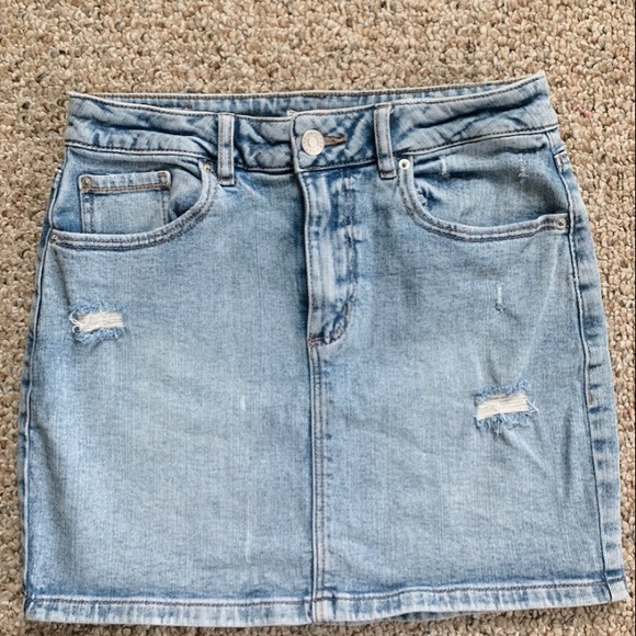 GARAGE high rise denim mini skirt, size SMALL - Picture 1 of 4